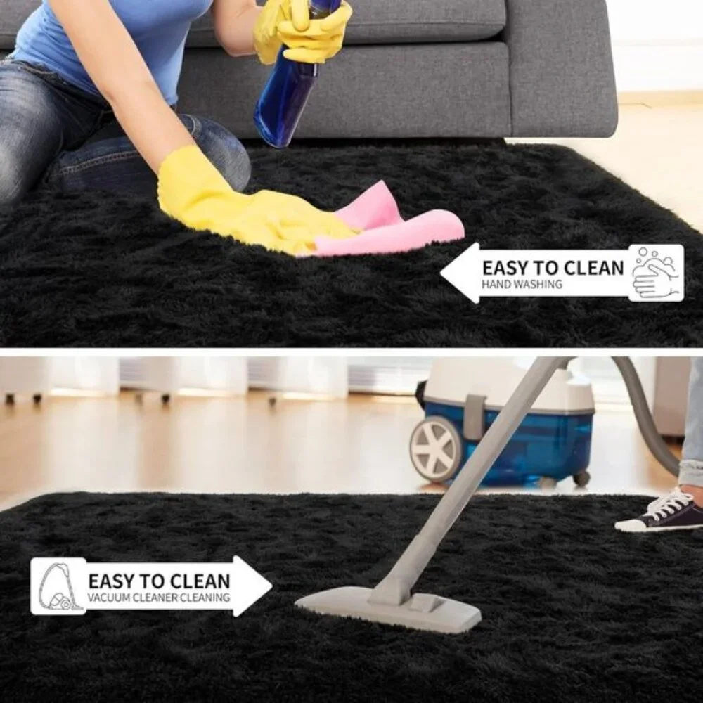 New Super Soft Fluffy 4x6 Rug for Bedroom, Shaggy Fuzzy Kids Living Room Rug